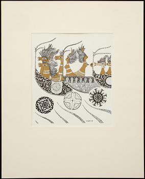 MAX WALTER SVANBERG, 8 st, färgseriegrafier, ej sign.