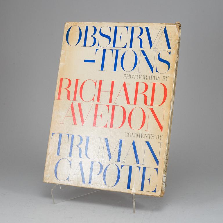 RICHARD AVEDON, book, "Observations", 1959.