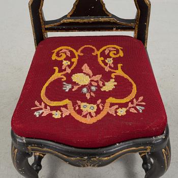 An 18th century chair.