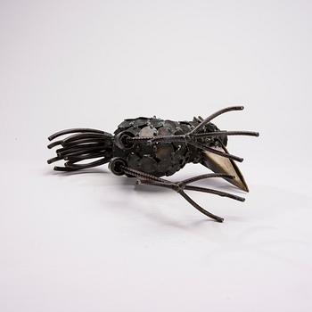 VEIKKO HAUKKAVAARA, skulptur, metall, signerad VH och daterad -83.