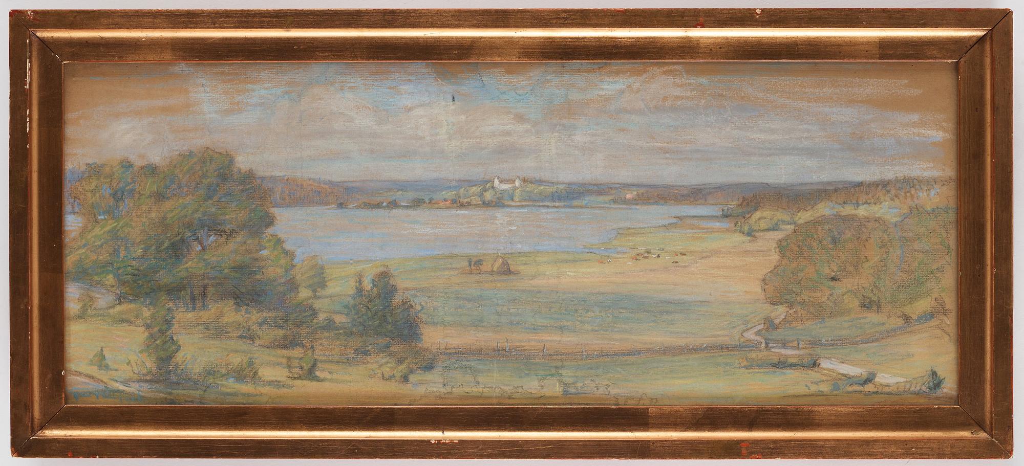 Tyresö Slott från Kalvfjärden.