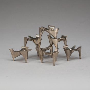 LJUSSTAKAR, 7 st, "Vogelflug", Hammonia Motard, Tyskland. 1900-tal.