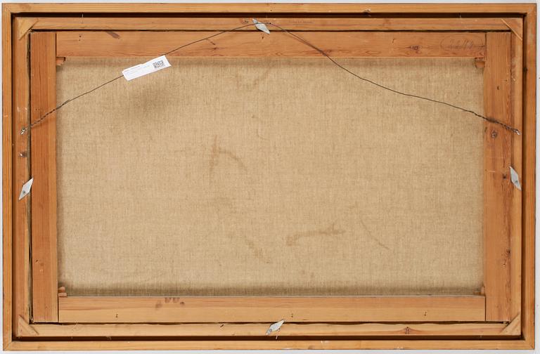 CARL HALLSTRÖM, olja på duk, signerad.