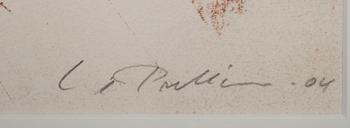LAILA PULLINEN, litografi, numrerad Tait.ved. 2/2, signerad och daterad -04.