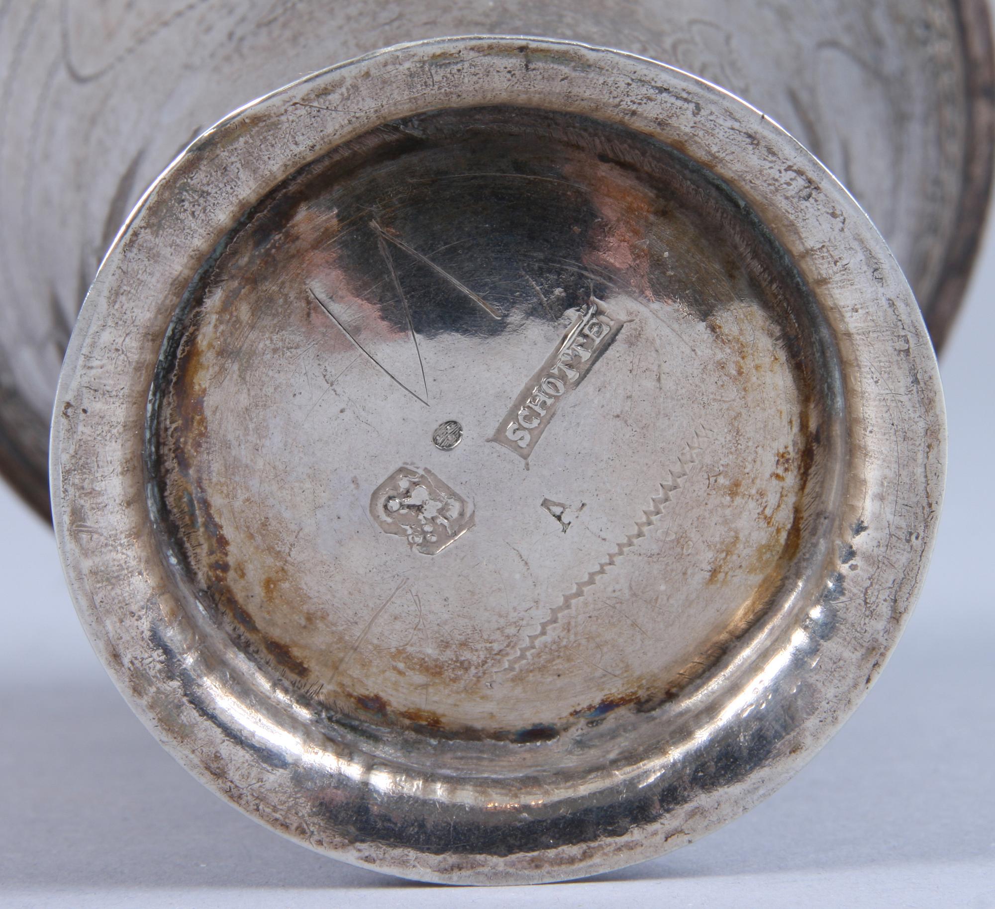 BÄGARE, silver, Petter Schotte (mästare 1754-1772), Skänninge, 1759.