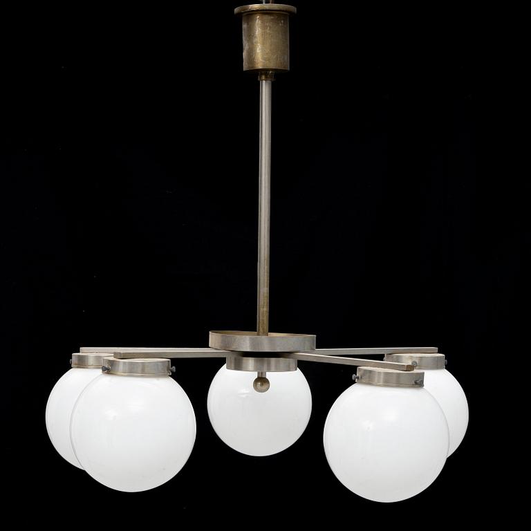 Ceiling lamp, functionalist, 1930s.