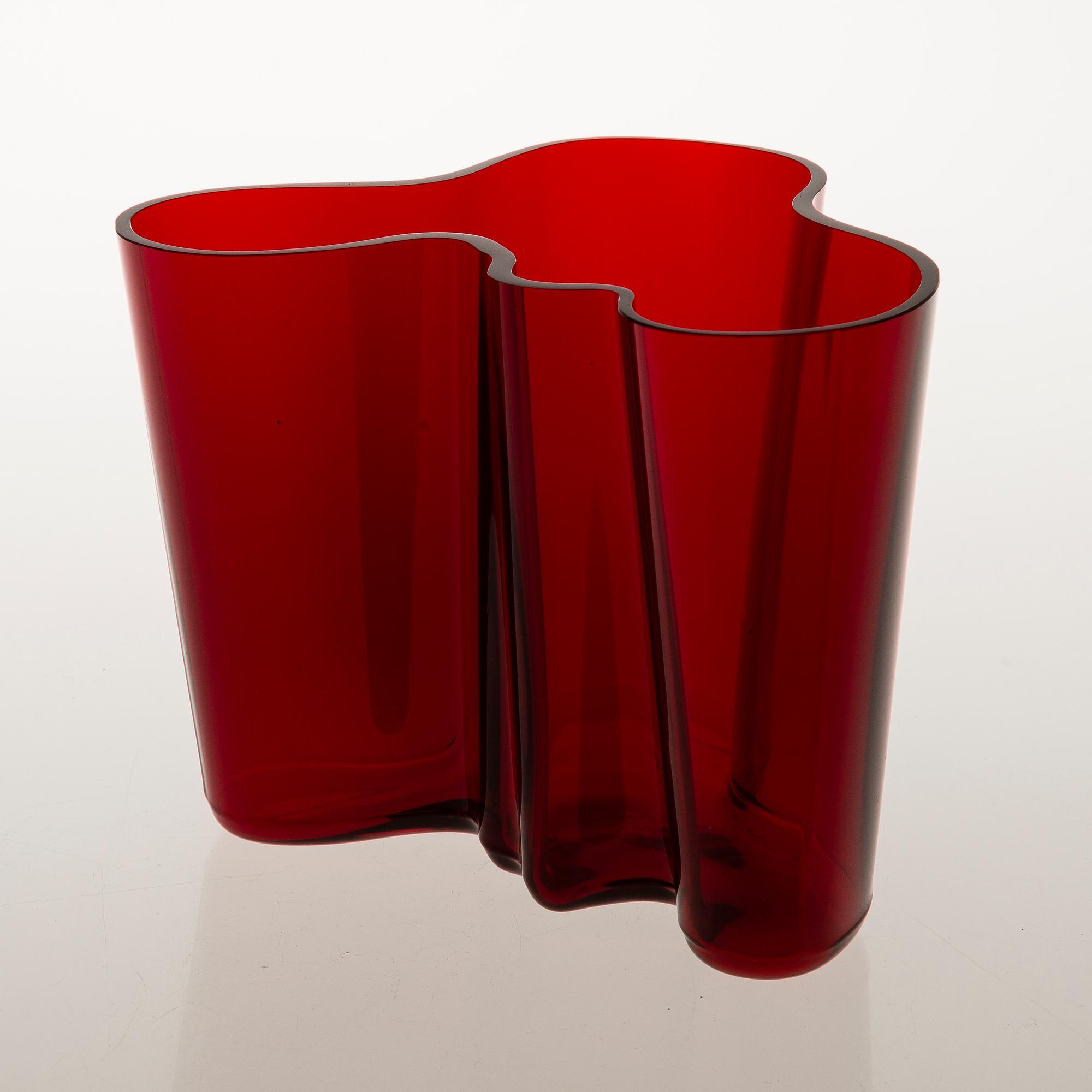 A 'Savoy' glass vase, signed "Alvar Aalto Iittala 138/400 1990.