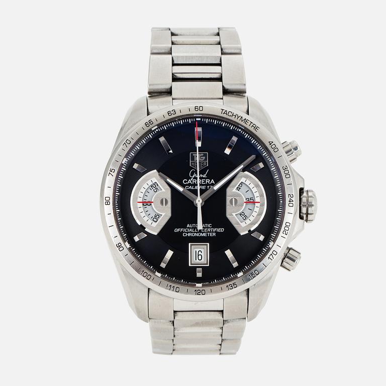 TAG HEUER, Grand Carrera, Chronometer, "Tachymetre", chronograph, wristwatch, 43,5 mm.