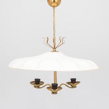 A mid-20th century model 'ER 62/3' ceiling light for Itsu, Finland.