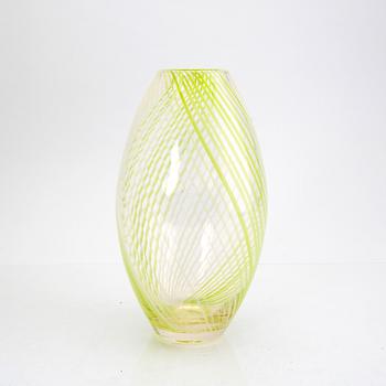 A signed Murano glas vase later part of the 20th century.