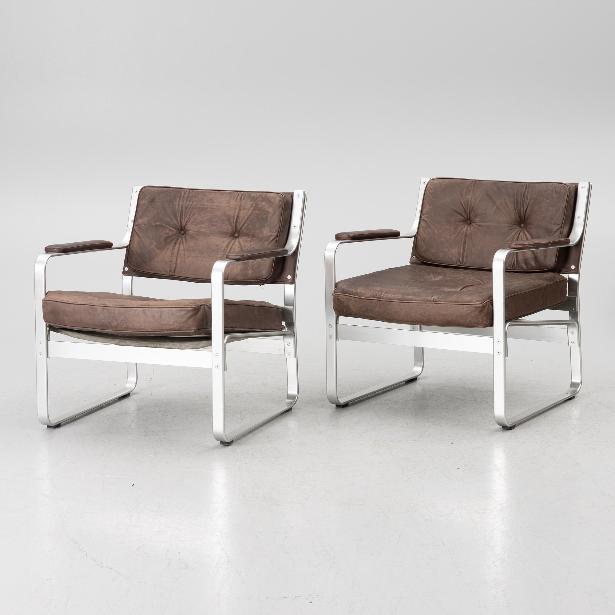Karl Erik Ekselius, a pair of armchairs, "Mondo", JOC.