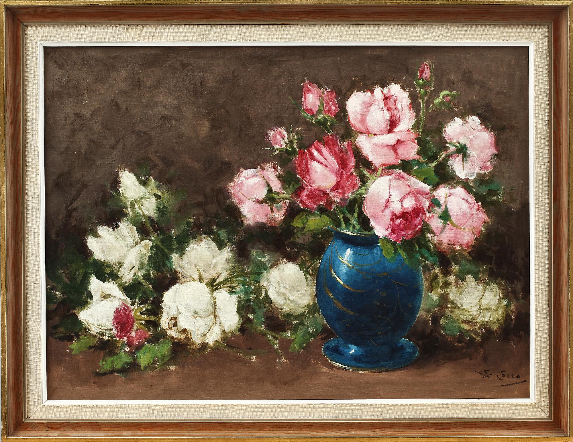 GIUSEPPE ALBERTO COCCO, olja på duk, sign.