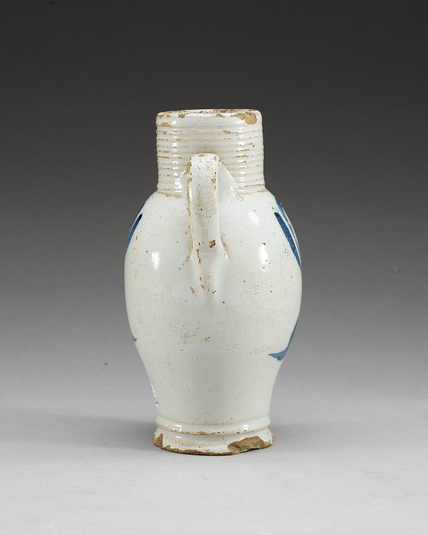 KANNA, fajans. Norge, 1700-tal. Sannolikt Drammen.