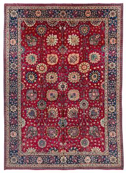 407. A fine Meshed carpet of 'Vase' design, North-East Persia, c. 480 x 345 cm.