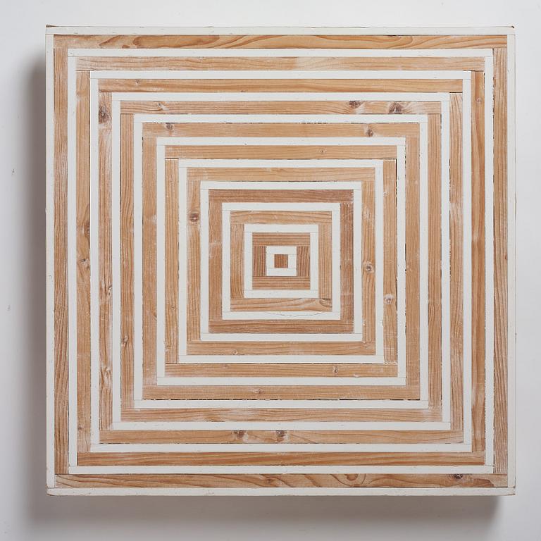 CLAY KETTER, mixed media, signed and dated 1995.