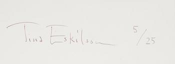 Tina Eskilsson, photograph, signed and numbered 5/25.