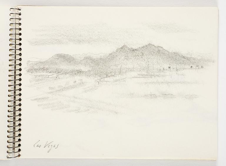 Lotte Laserstein, 4 skissböcker med blyertsteckningar.