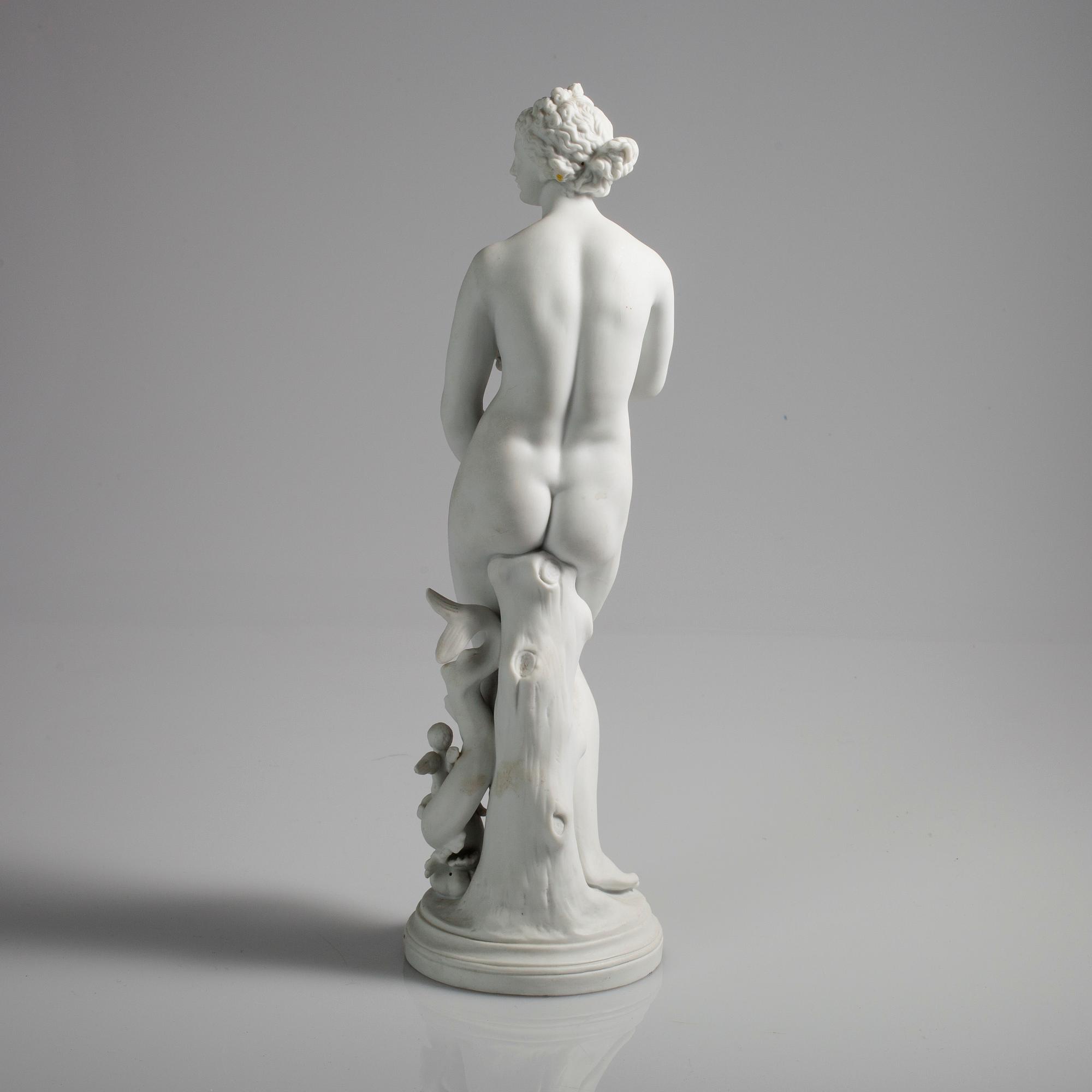 VENUS DE MEDICI, porslin/biskvi  1900-talets början.