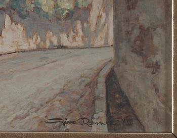 GINO ROMITI, oil on panel, signed.