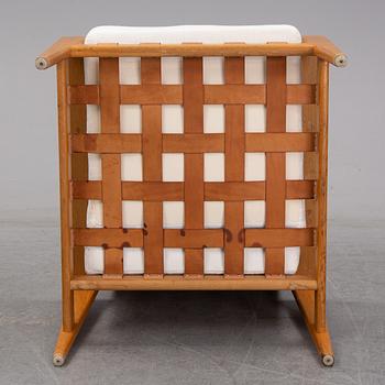 Svante Skogh, a pair of 'Bodö' oak easy chairs, AB Hjertquist & Co, Nässjö, designed in 1957.