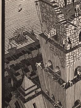 Maurits Cornelis Escher, "The Tower of Babel" ("Turm von Babel").