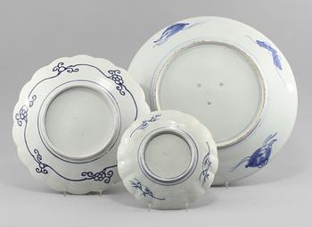 SKÅLFAT, 3 st, porslin, Japan, 1900-tal.