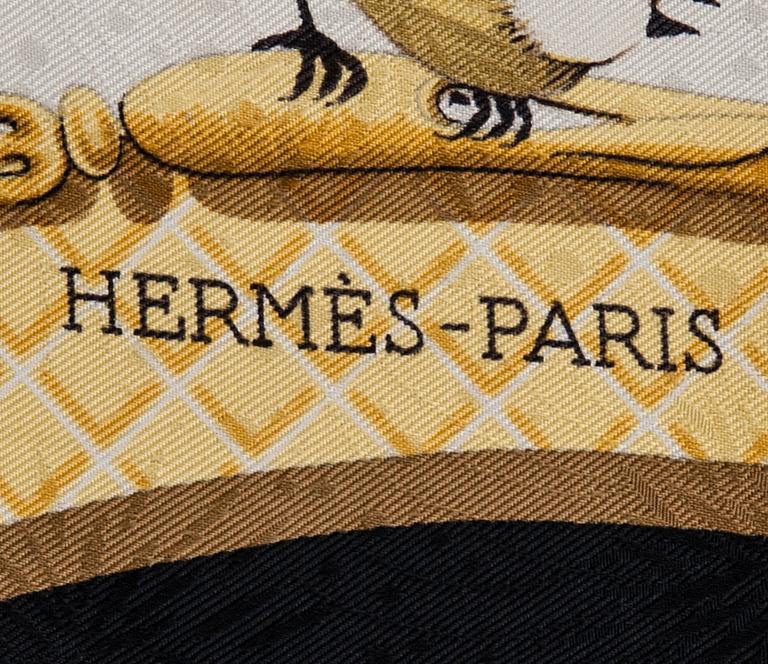 SCARF, "La Clé des Champs", design Françoise Façonnet, Hermés,.
