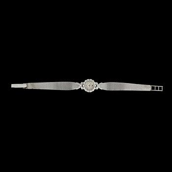 DAMUR, 18k vitguld och briljantslipade diamanter, Blancpain. Total vikt ca 21 g.