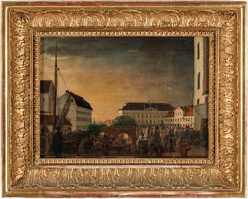 ERNFRIED WAHLQVIST, Olja på duk, signerad E.W.