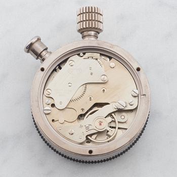 HEUER, Master-Time 8-Days and Monte-Carlo stop watch, dash-mounted timepieces, 57,5 x 57,5 mm,