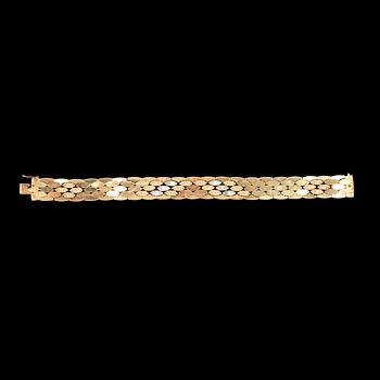 ARMBAND, 18k guld, Italien, 1900-talets andra hälft. Vikt 22,9g.