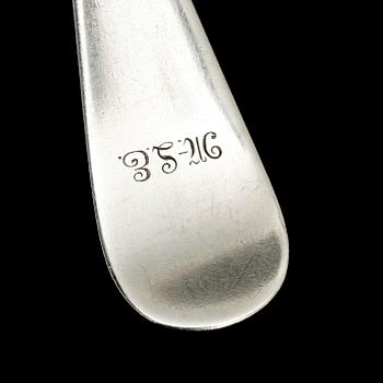BESTICKUPPSÄTTNING, 187 delar, silver,  B Erlandsson, Karlskrona, 1910-11. Vikt 7 447 g exkl matknivar.