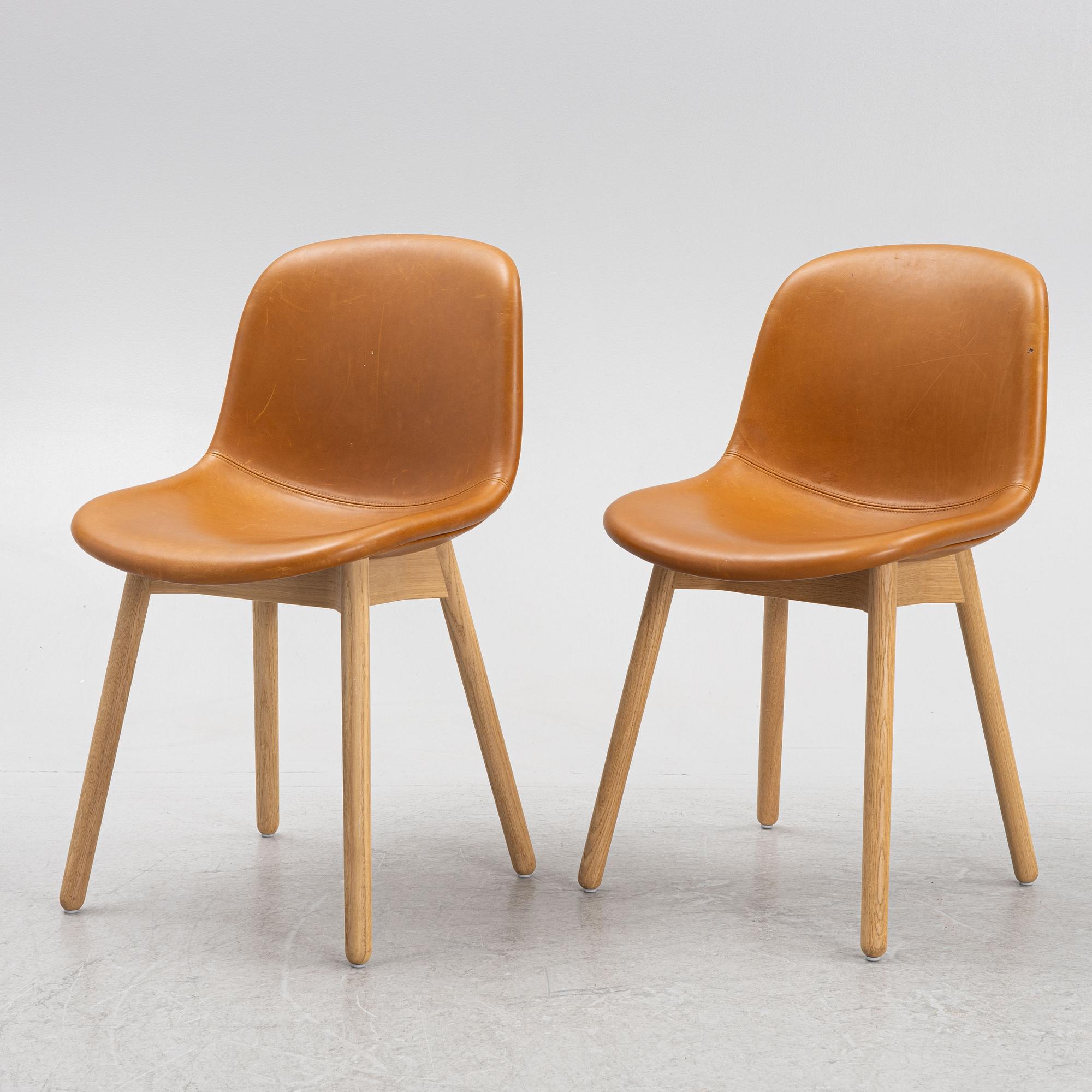 Sebastian Wrong, chairs, a pair, "Neu 13", HAY.