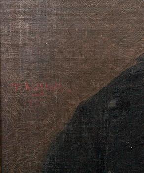 FREDRIK AHLSTEDT, olja på duk, sign. och dat. -75.