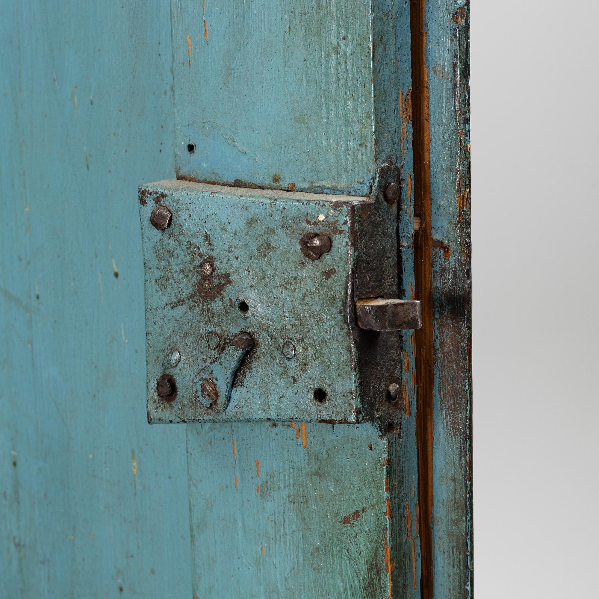 A painted late Baroque cabinet, 18th century.
