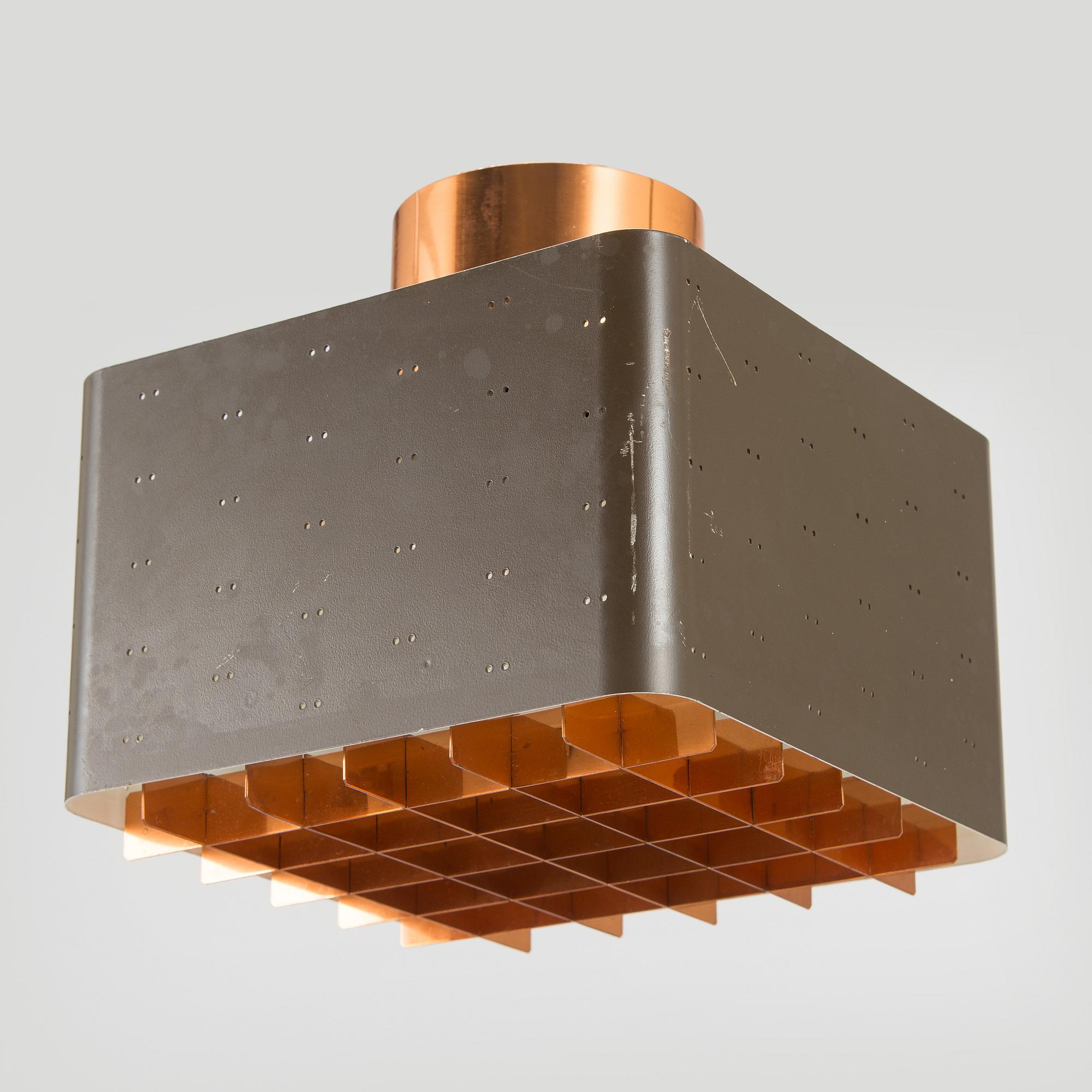 Paavo Tynell, A mid 20th century 'Tähtitaivas' (Starry sky) ceiling light, Idman, Finland.