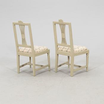 Chairs, a pair of early 19th century Gustavian.