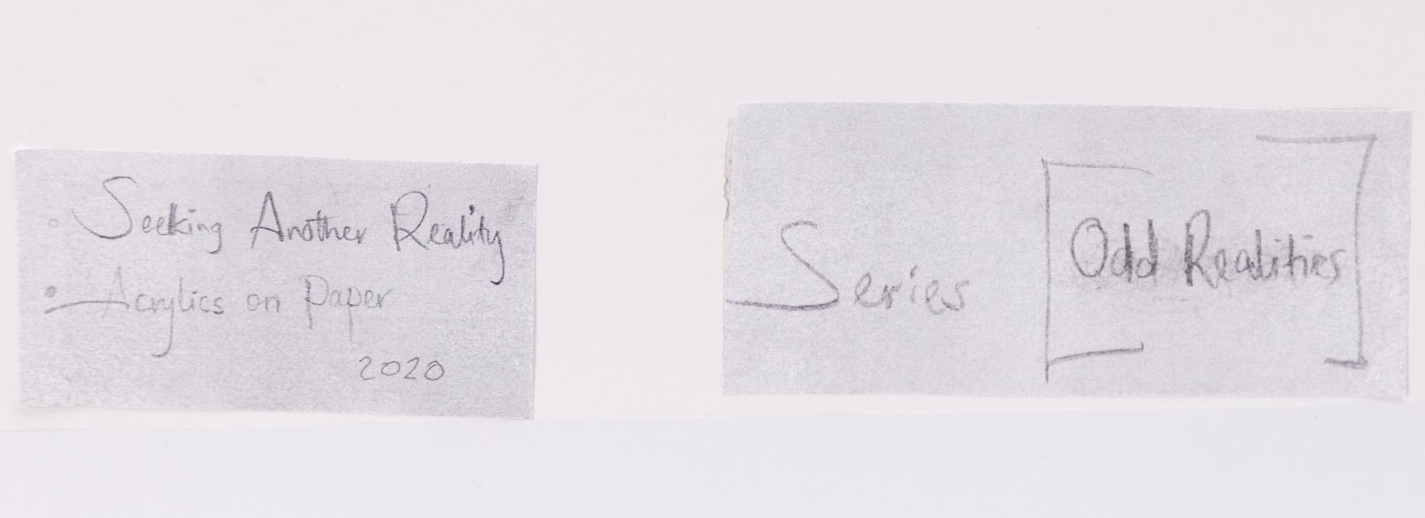 Boniface Maina, "Seeking another Reality".