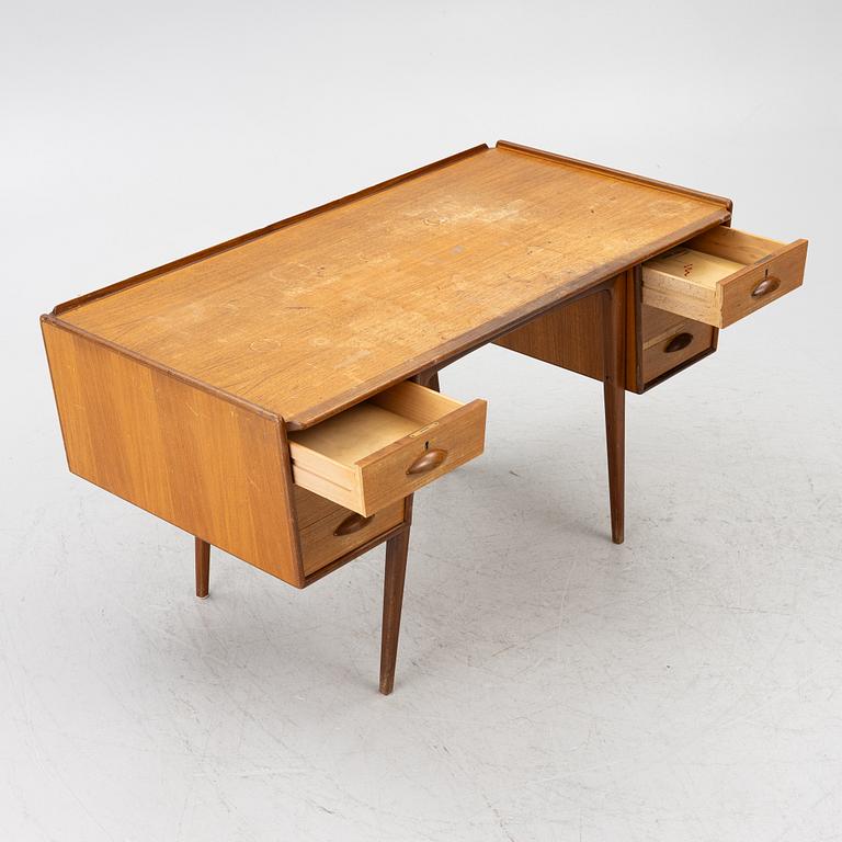 Desk, teak, 1960s.