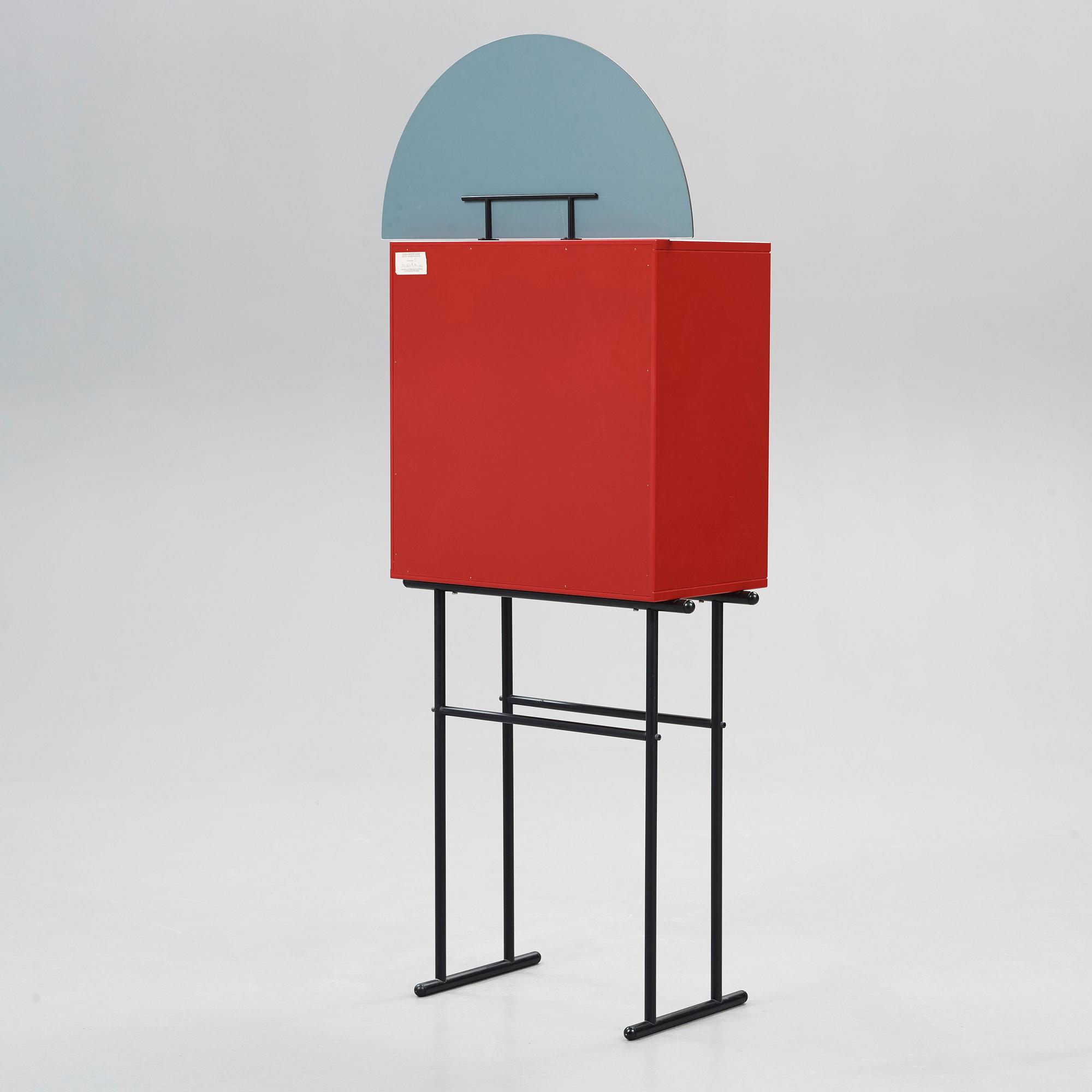 A Kersti Sandin & Lars Bülow cabinet 'Hommage Josef Frank', executed by Karl Andersson & Söner, Sweden 1985.