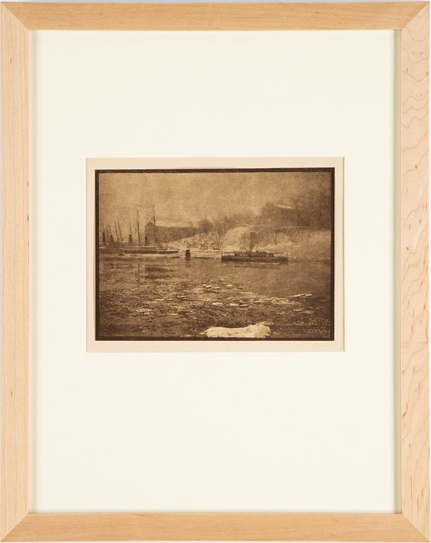 Henry B. Goodwin,  4 st fotografier ur boken Vårt vackra Stockholm, signerade på negativet.