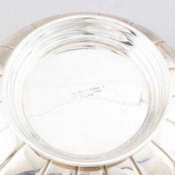 A silver bowl.