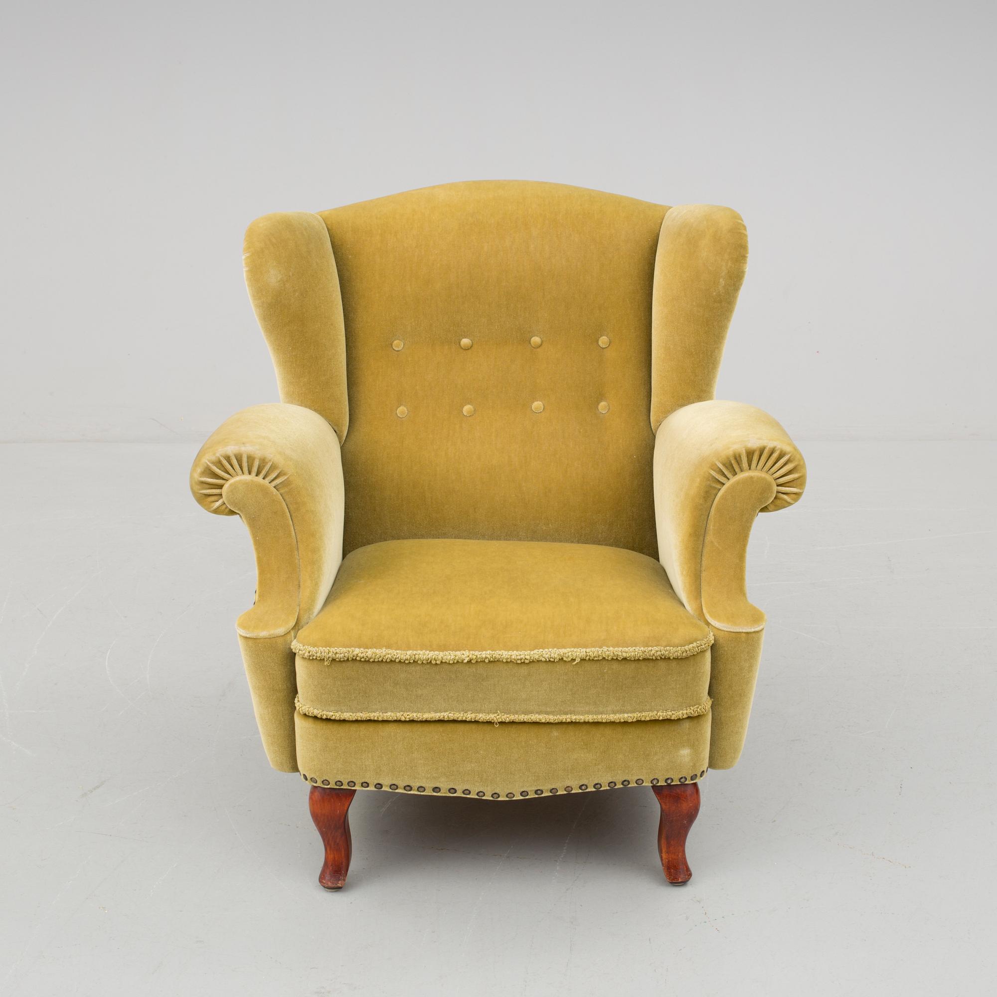 FÅTÖLJ, 1930-/40-tal.