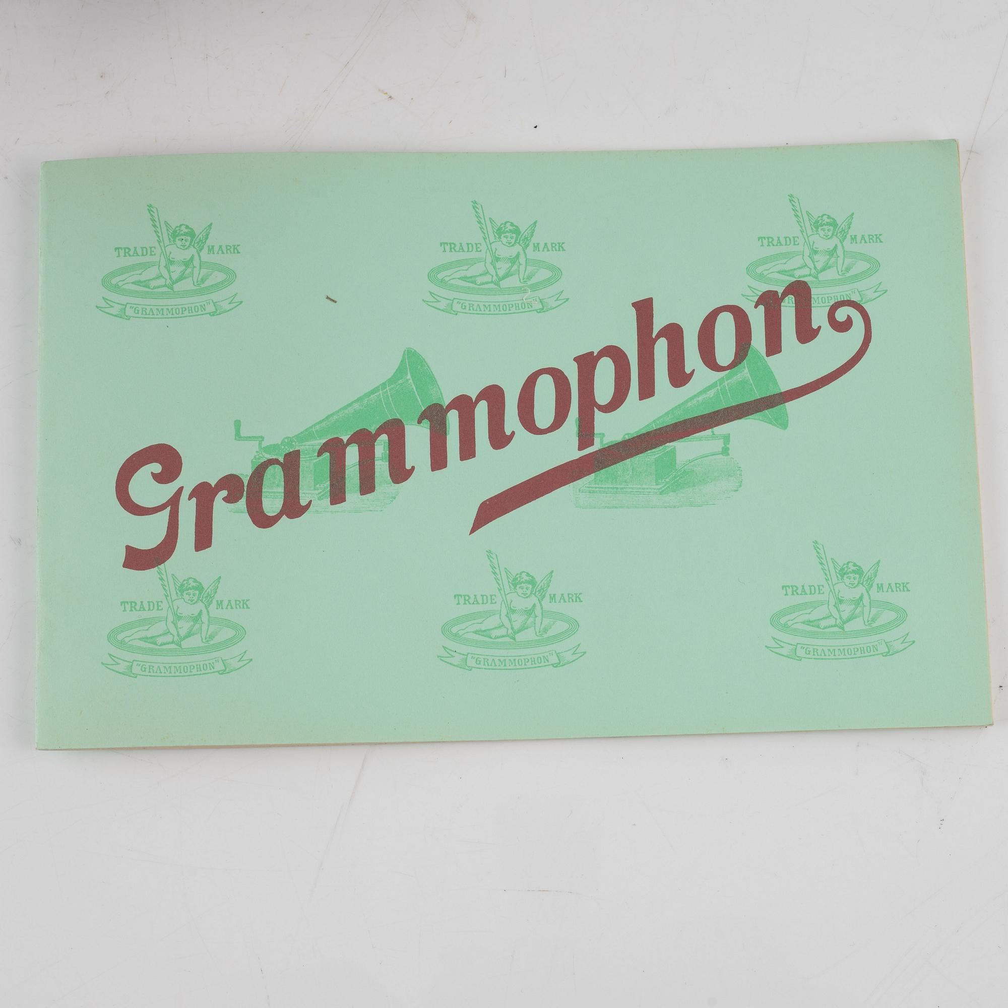 Grammofon, "Victor Talking Machine", His Master's Voice, USA, 1900-talets första hälft.