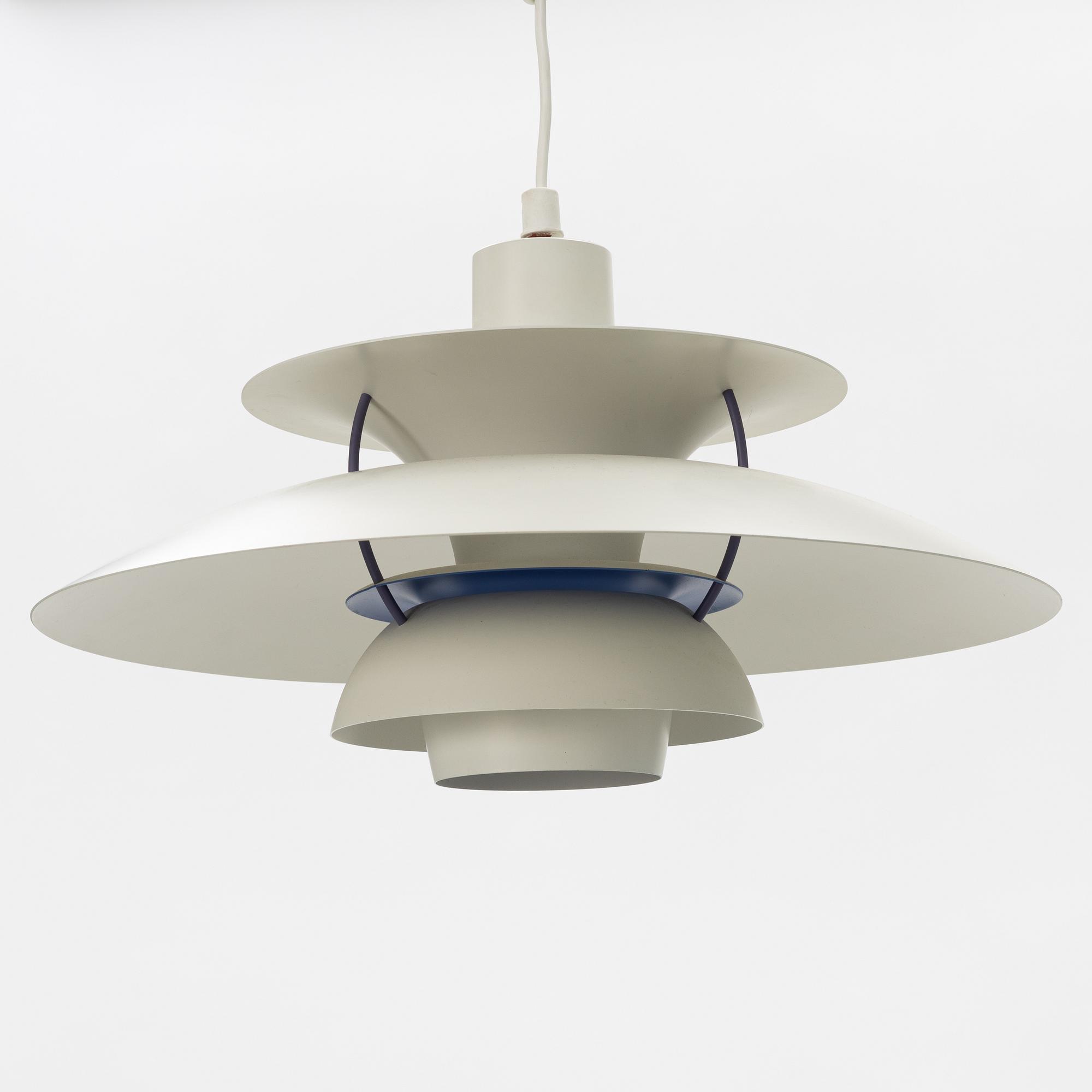 Poul Henningsen, a 'PH-5' ceiling light, Louis Poulsen, Denmark.