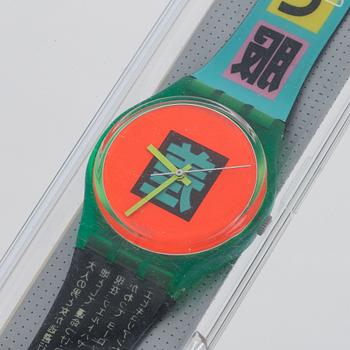 Swatch, Shibuya, wristwatch, 34 mm.