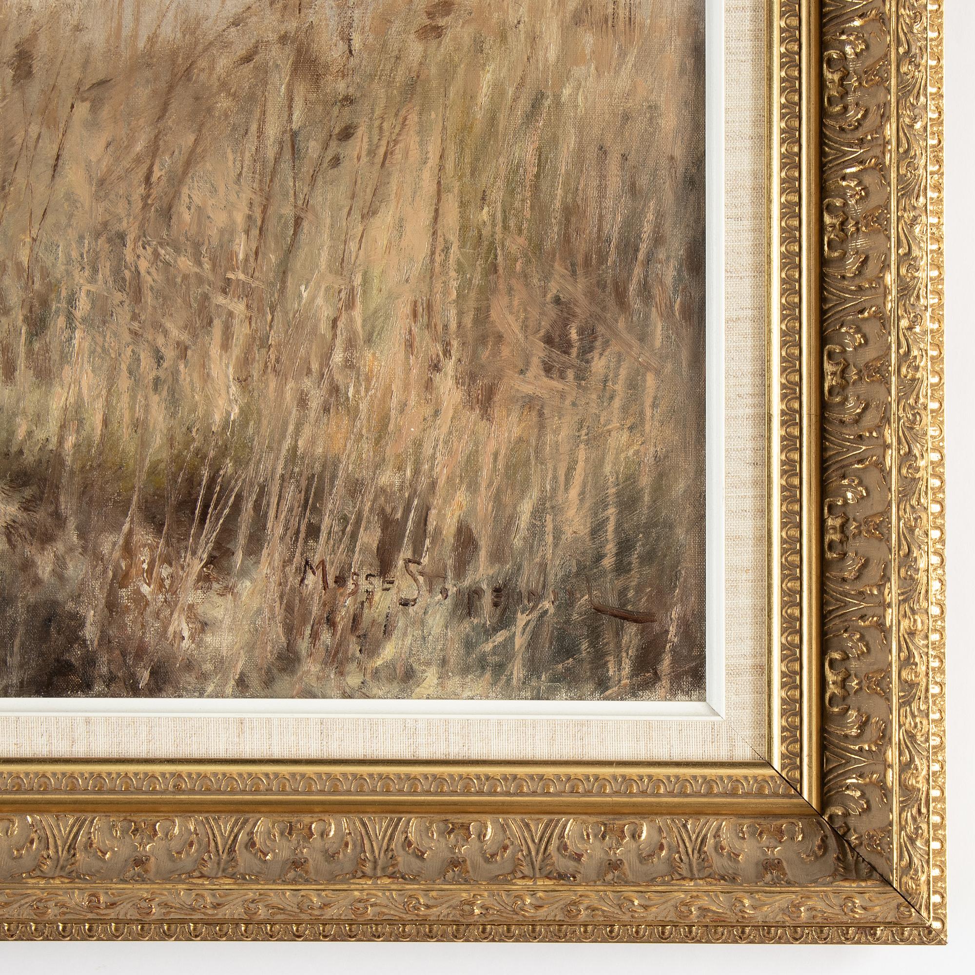 Mosse Stoopendaal, oil on canvas, signed.