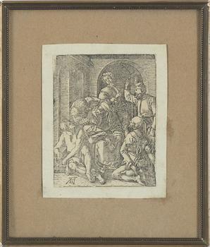 Albrecht Dürer, wood cut, 3, probably 18th Century.
