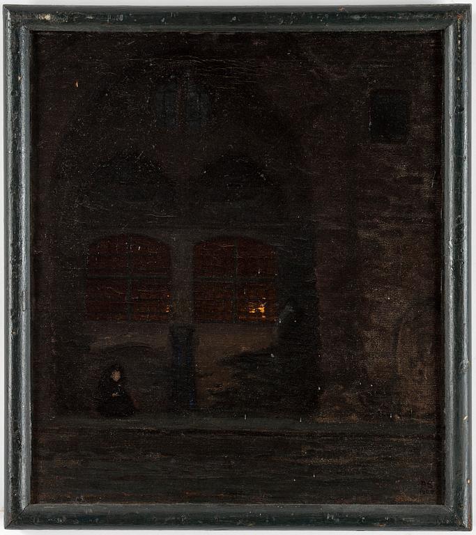 PELLE SWEDLUND, olja på duk, signerad.