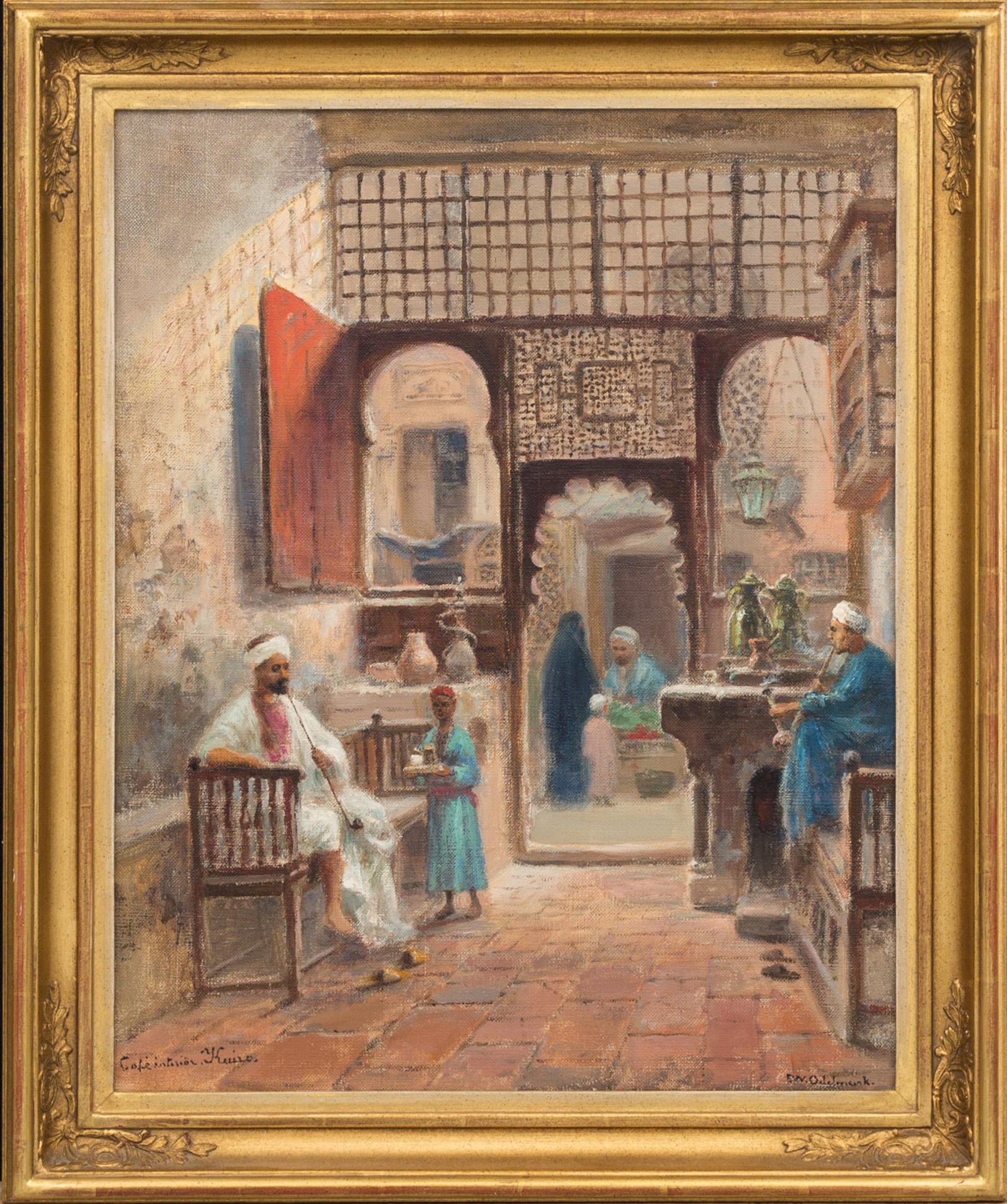 FRANS WILHELM ODELMARK, olja på duk, signerad,